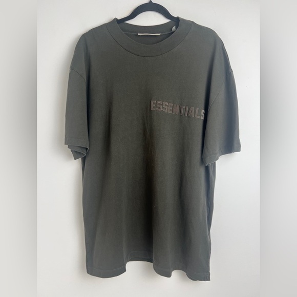 Fear Of God Essentials Men's Off Black Oversized Short Sleeve T-Shirt XL - Picture 3 of 14